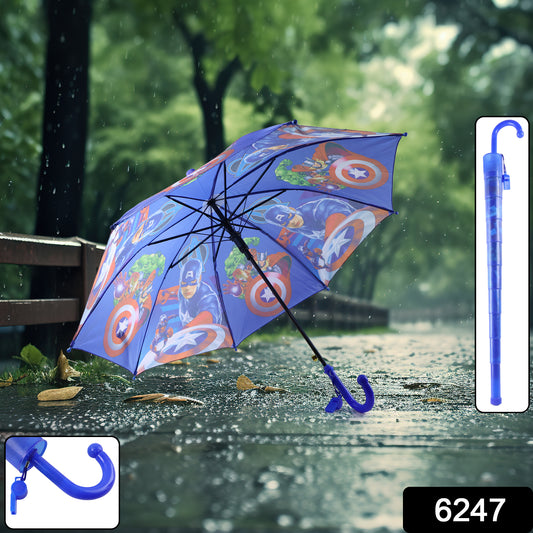 6247 Umbrella With Handle And Lightweight Safety Round Plastic Cap - warehousetech13