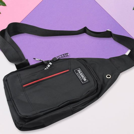 Waterproof Anti Theft Cross-body Fanny Pack Waist Bag Shoulder Bags Chest Men Casual Fashion Usb Charging Earphone Hook Sling Travel Bag (1 Pc) - warehousetech13