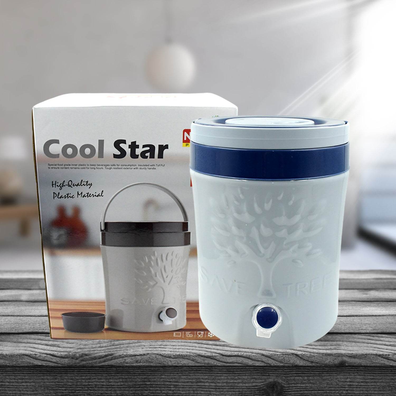 Insulated Plastic Water Rover Jug With A Sturdy Handle Water Jug Camper With Tap Plastic Insulated Water (2500ML, 7500ML, 12000ML) - warehousetech13