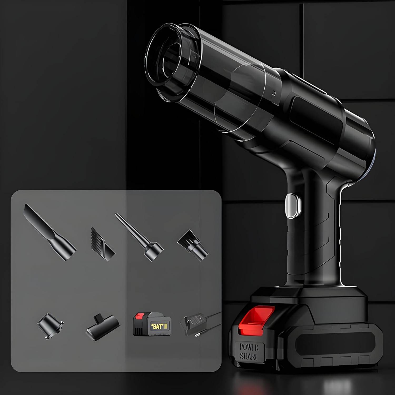 Multifunction 240v Wireless Handheld Vacuum Cleaner (1 Set) - warehousetech13