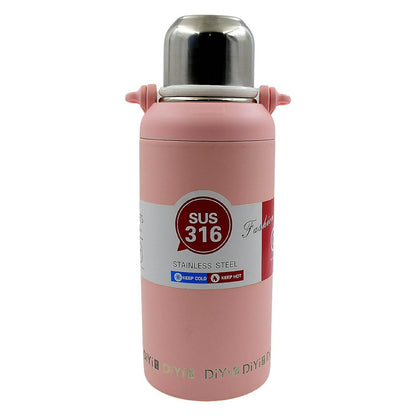 Stainless Steel Tumblers 316 Stainless Steel Vacuum Insulated Cup Bottle Portable Travel Kettle Water Bottle (1300 Ml) - warehousetech13