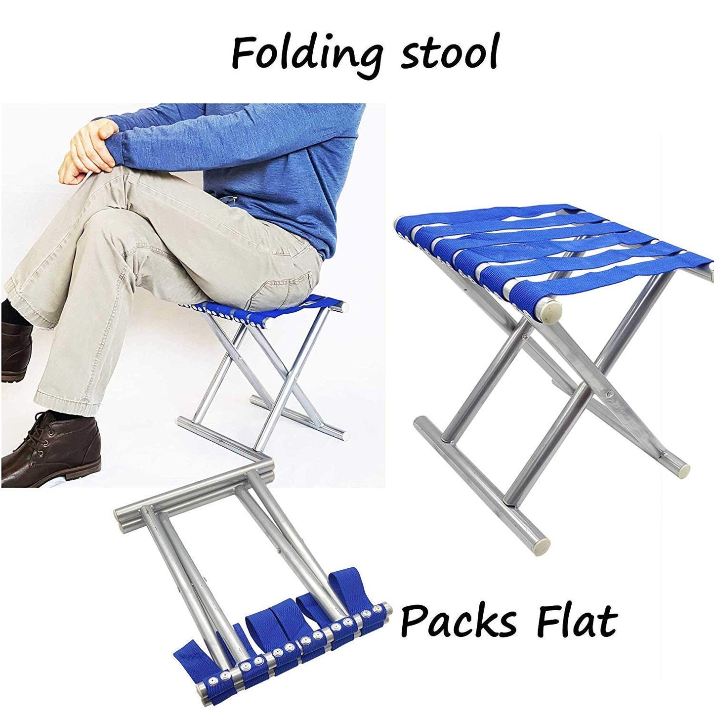Folding Beach Tool Outdoor Rest Seat Fishing Beach Picnic Hiking Backpacking Stool Camping Fishing Hiking Picnic Garden (1 Pc )
