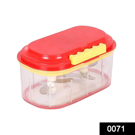 0071 Plastic Vegetable Chopper (1000 Ml) - warehousetech13