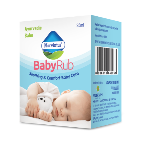 Morvintus Baby Rub: Gentle Herbal Balm for Soothing Baby Comfort