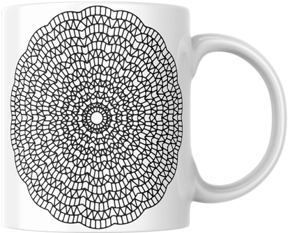 Mandala Printed Ceramic Mug - warehousetech13