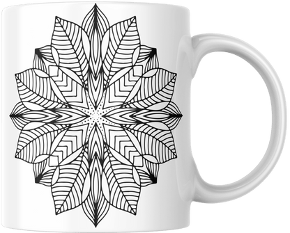 Mandala Printed Ceramic Mug | Coffee Mug | Tea Mug - warehousetech13
