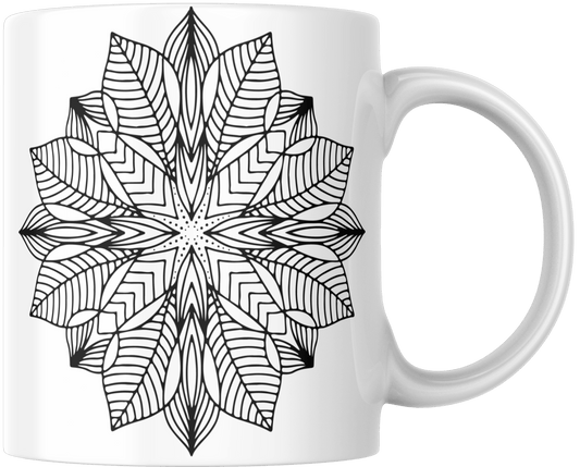 Mandala Printed Ceramic Mug | Coffee Mug | Tea Mug - warehousetech13