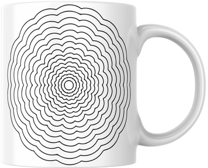 Mandala Printed Ceramic Mug - warehousetech13