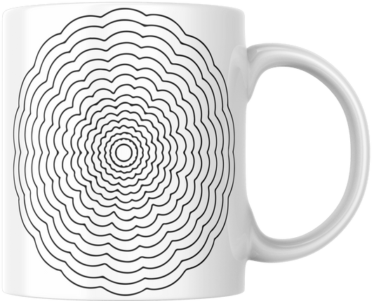 Mandala Printed Ceramic Mug - warehousetech13