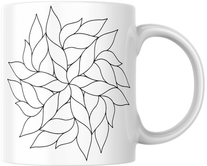 Mandala Printed Ceramic Mug - warehousetech13