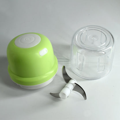 Portable Usb Rechargeable Electric Chopper Fruit Vegetable Onion Chopper Garlic Chopper - warehousetech13