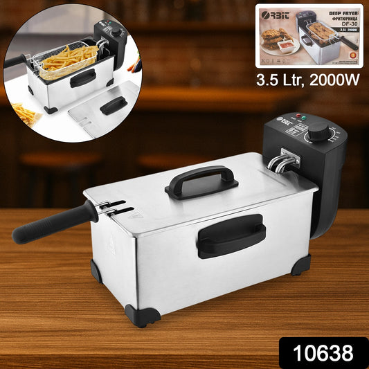 Orbit Heavy Duty 2000w Deep Fryer With 3.5 Litre Oil Capacity - warehousetech13