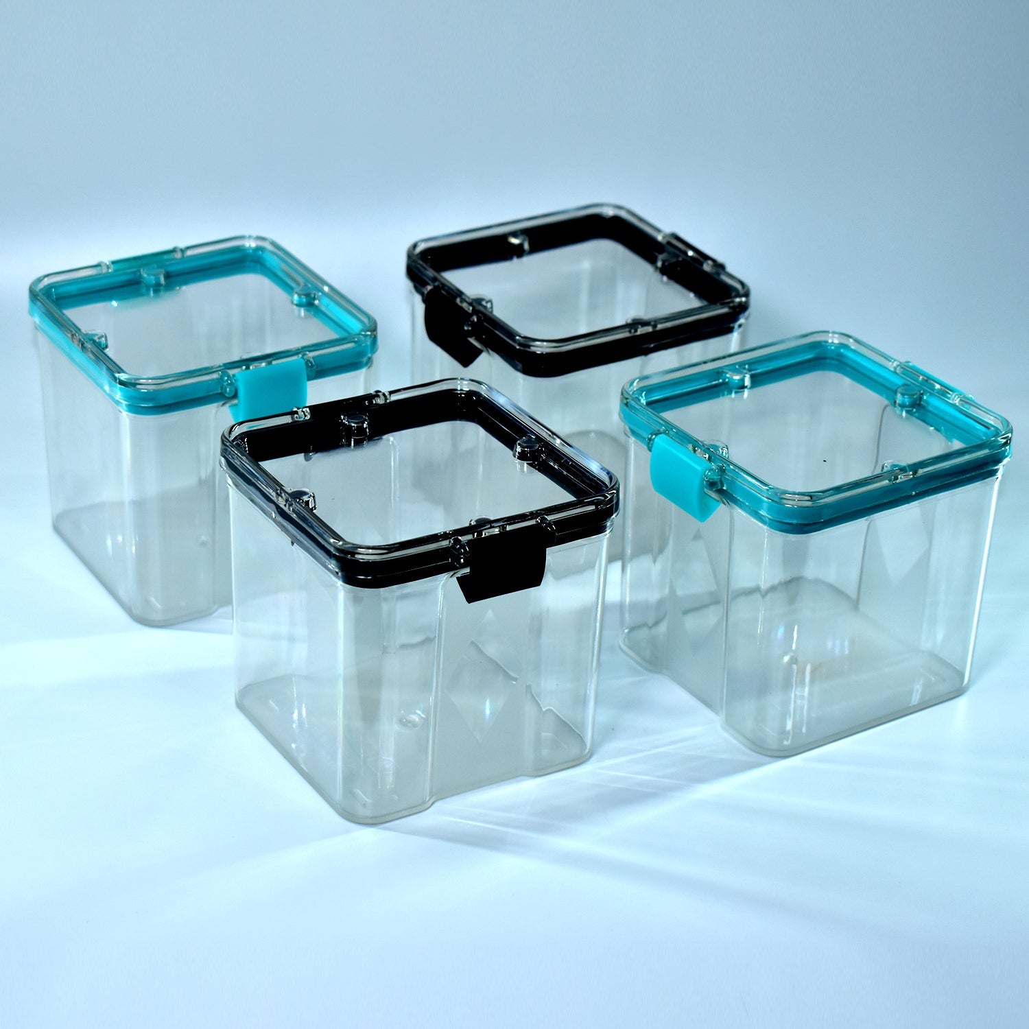 2763 4pc Square Container 700ml Used For Storing Types Of Food Stuffs And Items. - warehousetech13