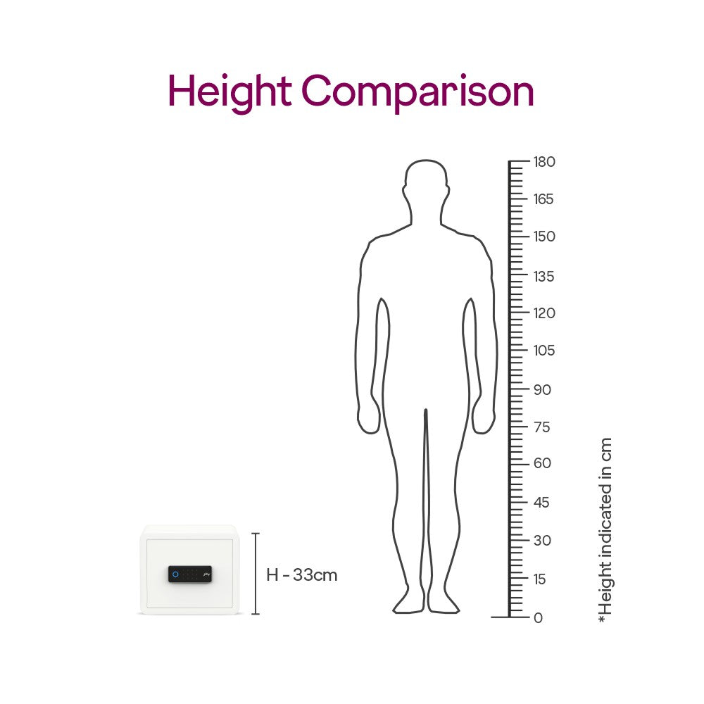Godrej NX Pro Luxe 30L Digital Biometric Home Locker