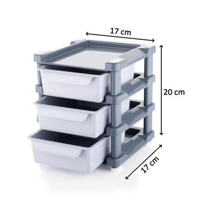 4767 Mini 3 Layer Drawer Used For Storing Makeup Equipments And Kits Used By Womens And Ladies. - warehousetech13