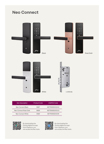 Neo Connect Lock | High-Security Deadbolt