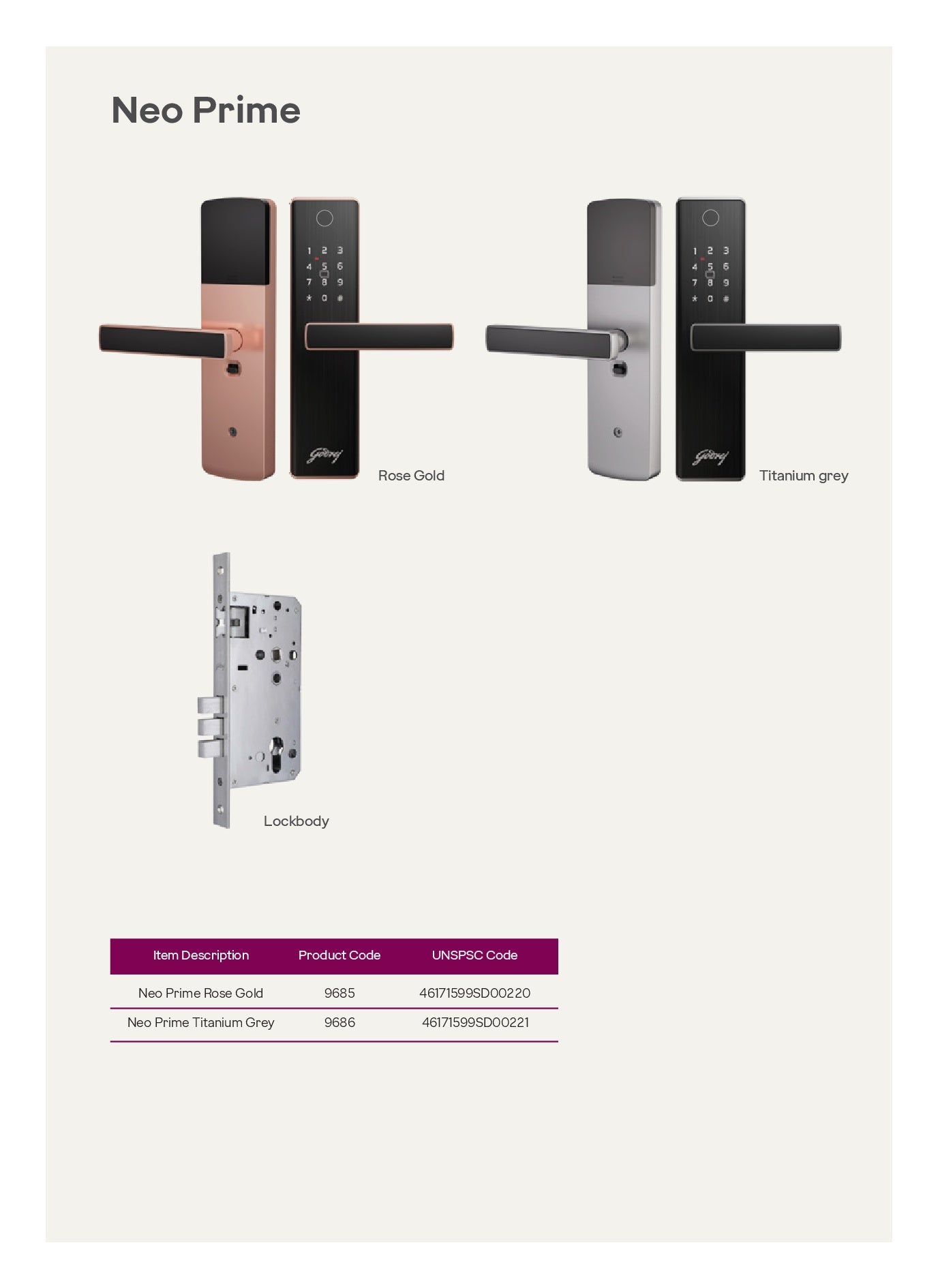 Neo Prime Lock - Stylish Padlock for Bags & Jewelry