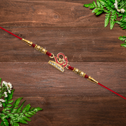Stylized Trishul And Shivling Rakhi - warehousetech13
