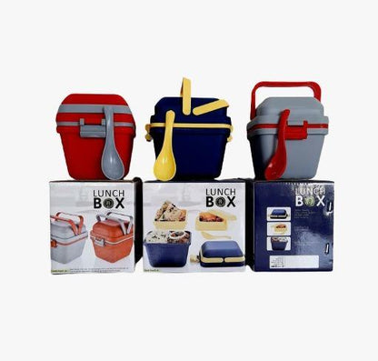 Airtight Lunch Box With Handle Push Lock - warehousetech13