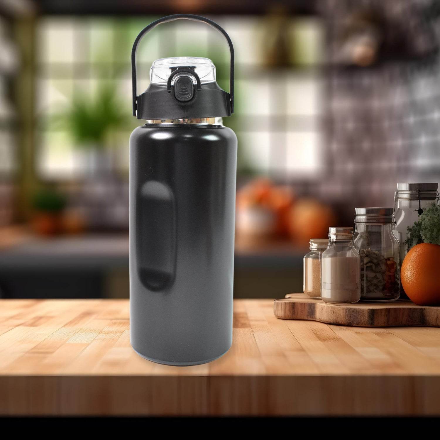 3 In 1 Stainless Steel Insulated Water Bottle Double Wall Vacuum (3 Pcs Set Different Size) - warehousetech13