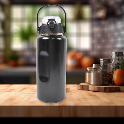 3 In 1 Stainless Steel Insulated Water Bottle Double Wall Vacuum (3 Pcs Set Different Size) - warehousetech13