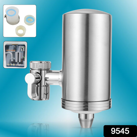 304 Stainless Steel Faucet Mount Water Filter Water Purifier (1 Set) - warehousetech13