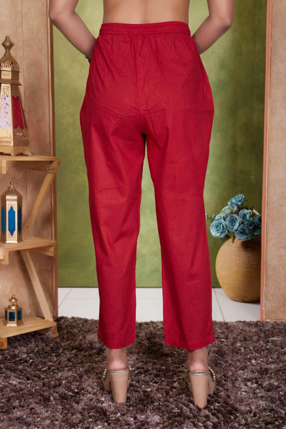 Anupriya Cotton Kurta Set for Women | Blue & Mustard with Dupatta