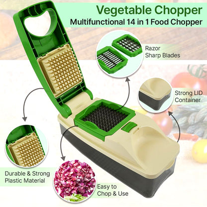 Supermom Quick Nicer Dicer Multipurpose Vegetable Fruit Chopper - warehousetech13