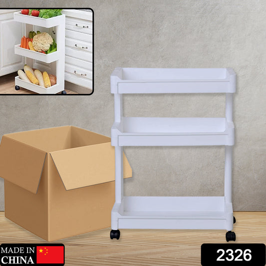 2326 Plastic Serving Trolley Kitchen Bar Cart For Bar Living Room - warehousetech13