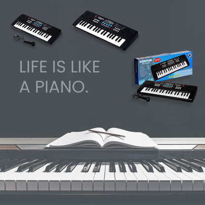 4515 Piano Musical Keyboard With Mic 37 Music Key Keyboard For Kids Toy - warehousetech13