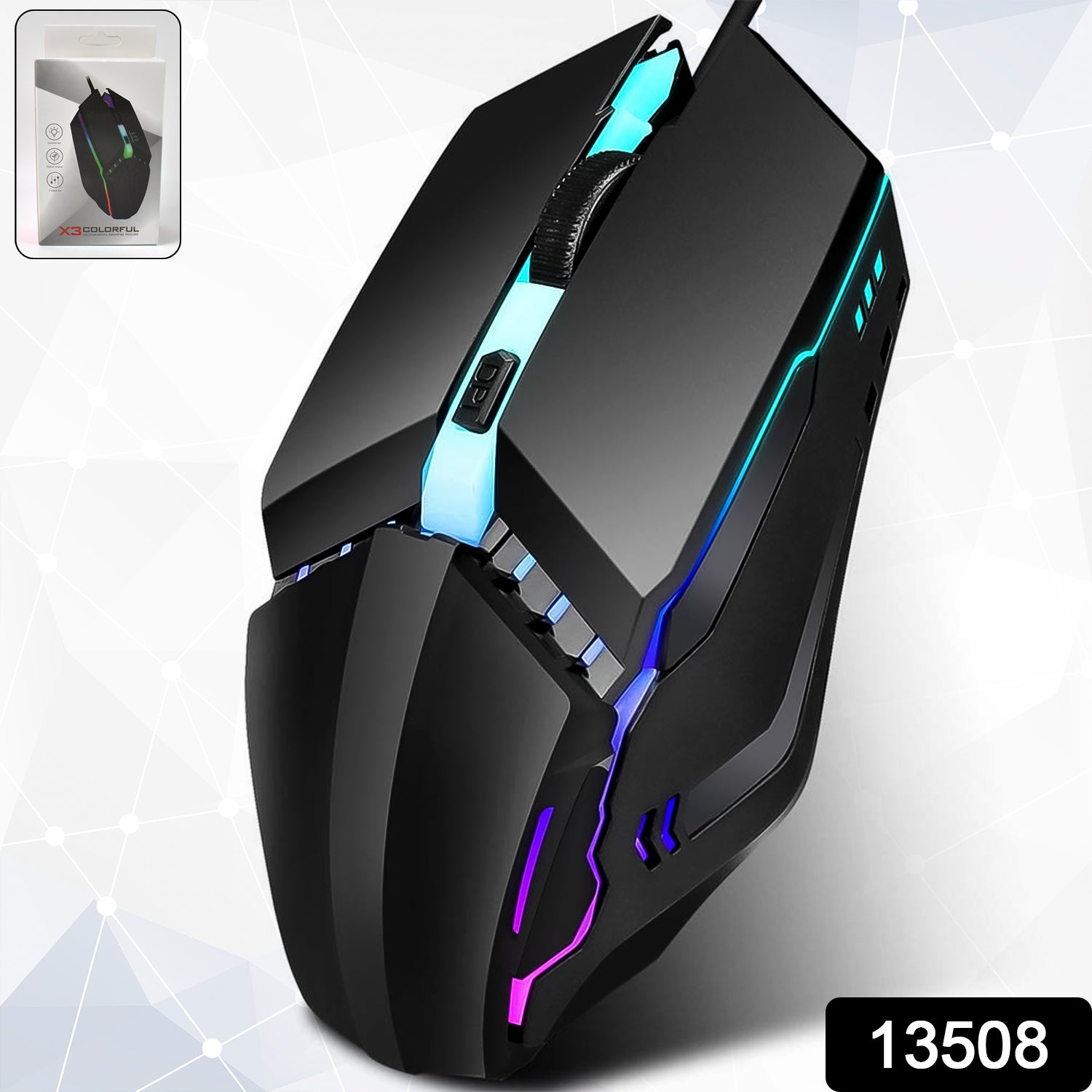 Usb Wired Mouse Ergonomic Design Gaming Mouse (1 Pc) - warehousetech13
