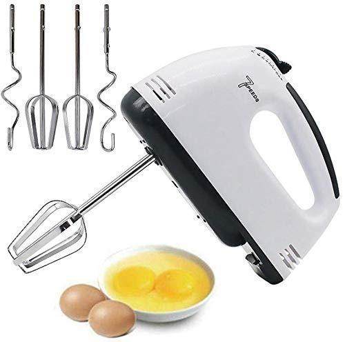 Compact Hand Electric Mixerblender For Whippingmixing With Attachments - warehousetech13