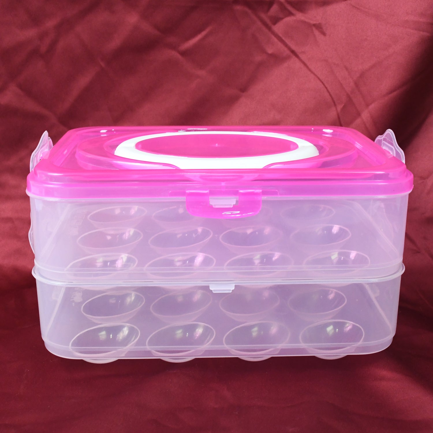 2263 Double Layer 24 Grid Egg Storage Box For Egg Storage Container - warehousetech13