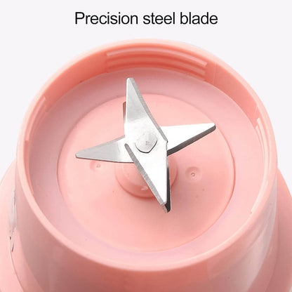 Foldable Electric Juicer Portable Blender Stainless Steel 6 Blades (500 Ml) - warehousetech13