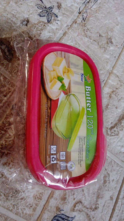 Butter Container Pp Butter Storage Box Easy To Take Portable Large Capacity For Kitchen For Home For Cheese For Butter (120 Ml) - warehousetech13
