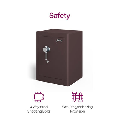 Godrej Rhino Regal Key Lock Brown