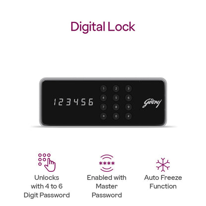 Godrej Ritz Digital with I Buzz Home Locker