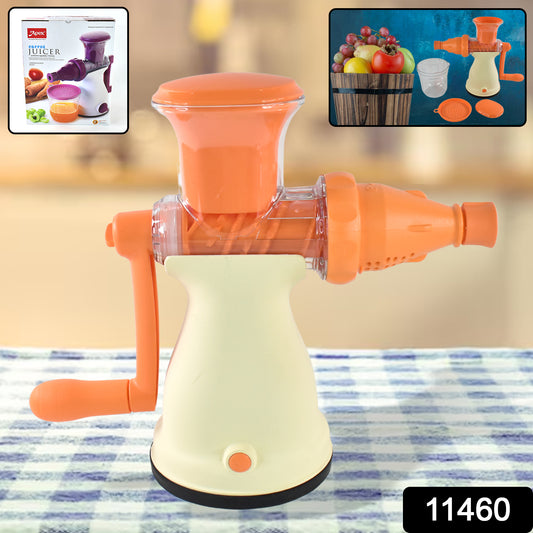 Manual Carrot And Fruit Juicer With 1 Pc Glass - warehousetech13