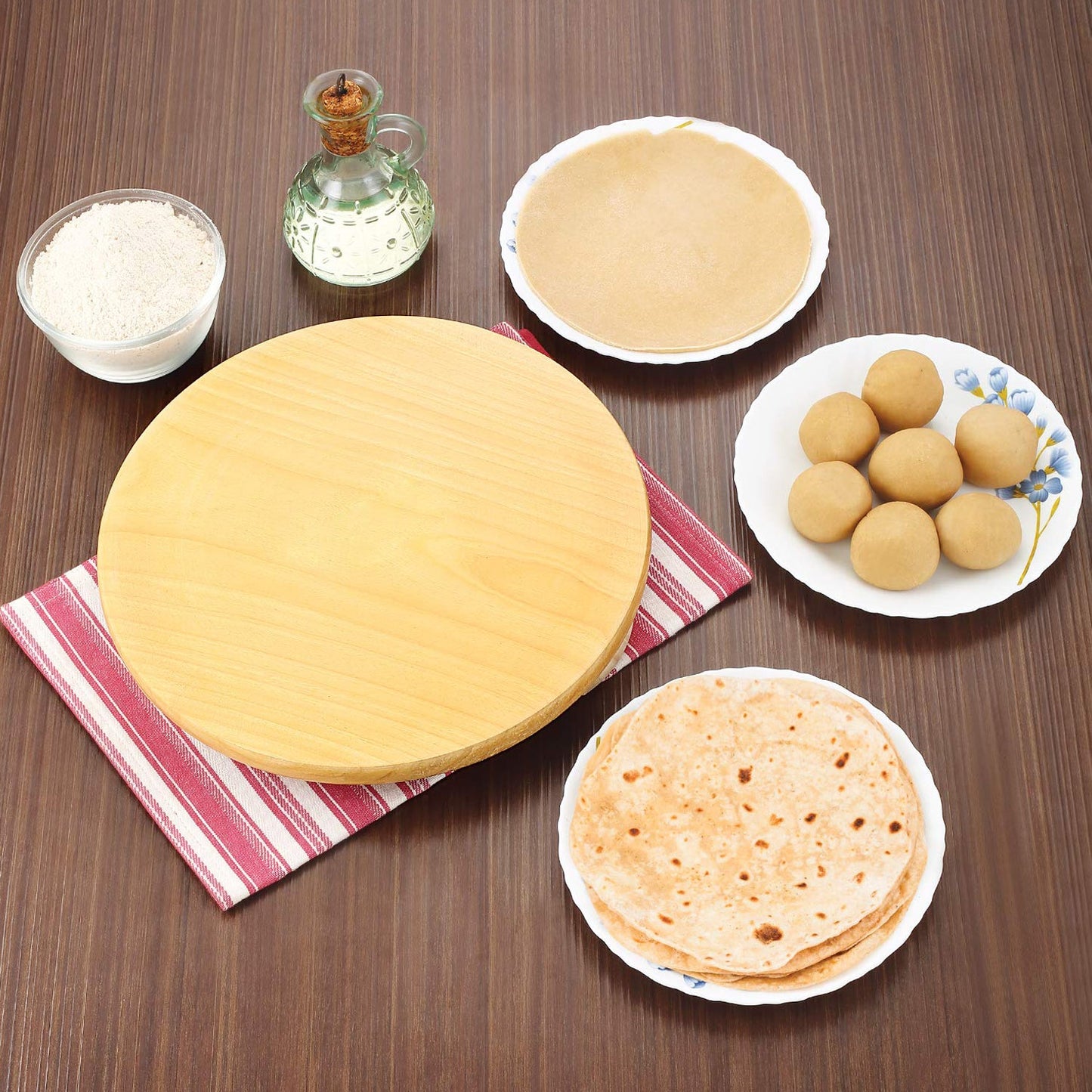 2722 W Round Roti Maker Widely Used By Women In Household Kitchen For Making Tortillas And Parathas Etc. With The Help Of This Equipment Easily And Fast. - warehousetech13