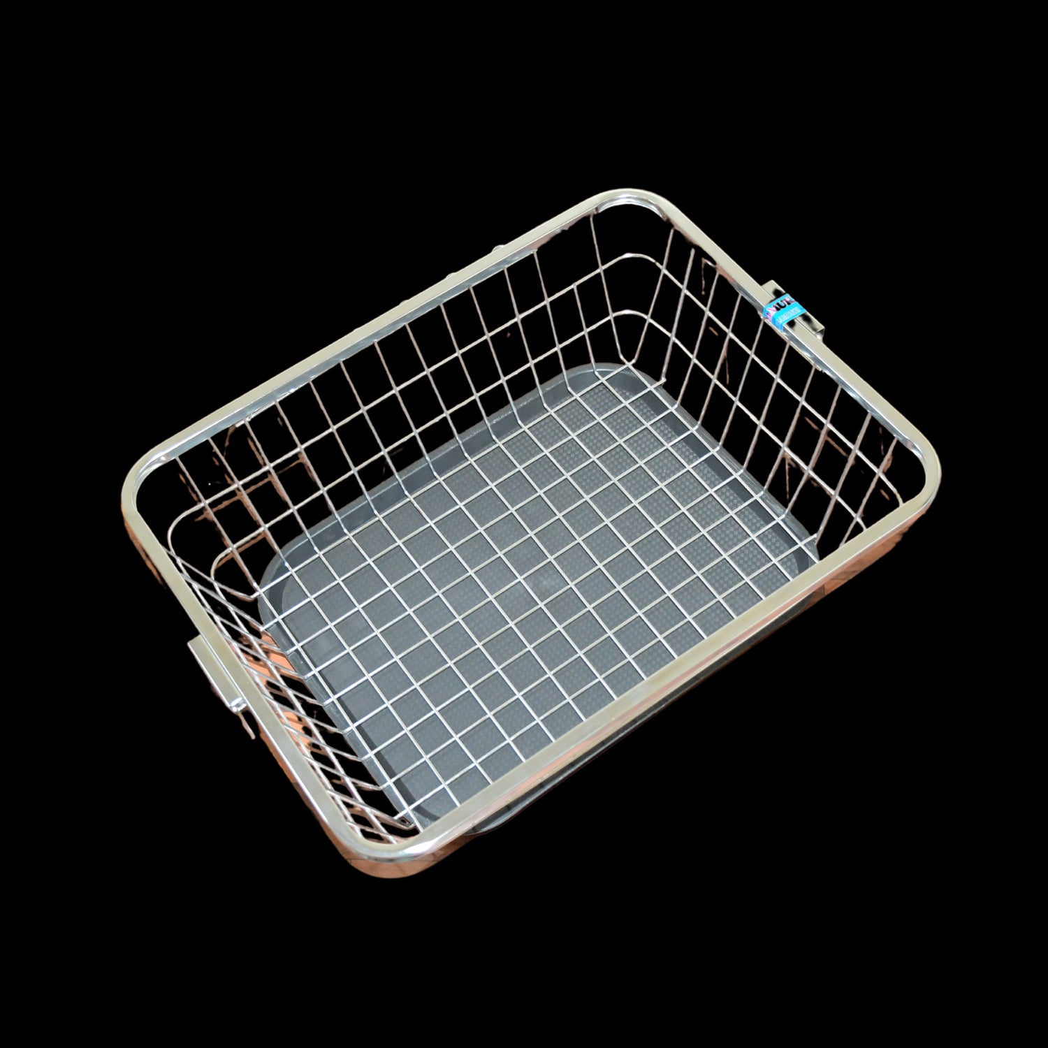5853 Dish Drainer Rack With Drip Tray Stainless Steel Dish Drainer Rack With Drip Tray Utensil Drying Stand For Kitchen Plate Rack Bartan Basket For Kitchen Utensilsdish Drying Rack With Drainerbartan Basketplate Stand ( 57 X 45 X 19 Cm) - warehousetech13