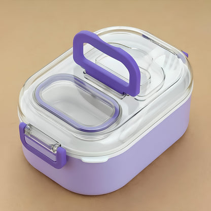 Multi-functional 1 Set Leakproof Lunch Box With Cutlery Tumbler - warehousetech13
