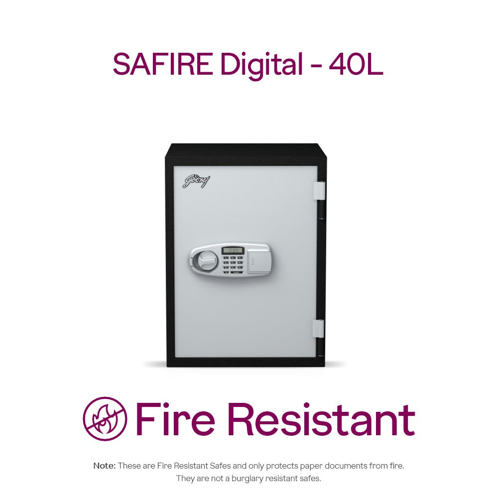 Godrej Safire 40L Home Safe (Digital & Key)