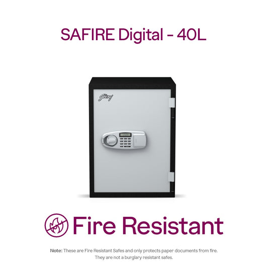Godrej Safire 40L Home Safe (Digital & Key)