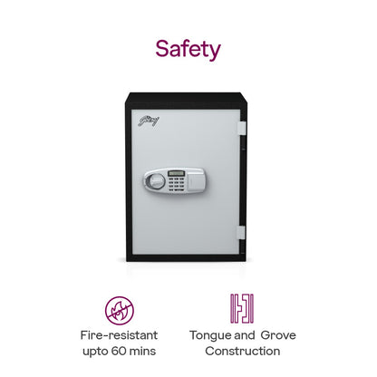 Godrej Safire 40L Home Safe (Digital & Key)