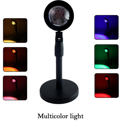 6423 4 Colors Sunset Lamp Sunset Projection Lamp Led Night Lights - warehousetech13