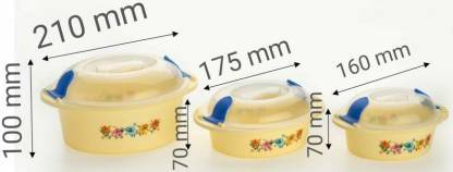 2162 Hot N Fresh Insulated Plastic Casserole Gift Set (3 Pieces) - warehousetech13