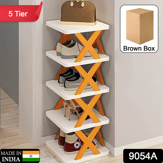5 Tier Shoes Stand Shoe Tower Rack Suit For Small Spaces Closet Small Entryway Easy Assembly And Stable In Structure Corner Storage Cabinet For Saving Space - warehousetech13