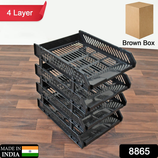 Magazine Newspaper Rack Filing Cabinet Four-layer - warehousetech13