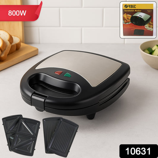 Orbit Sandwich Maker With Interchangeable Plates (800w 1 Pc) - warehousetech13