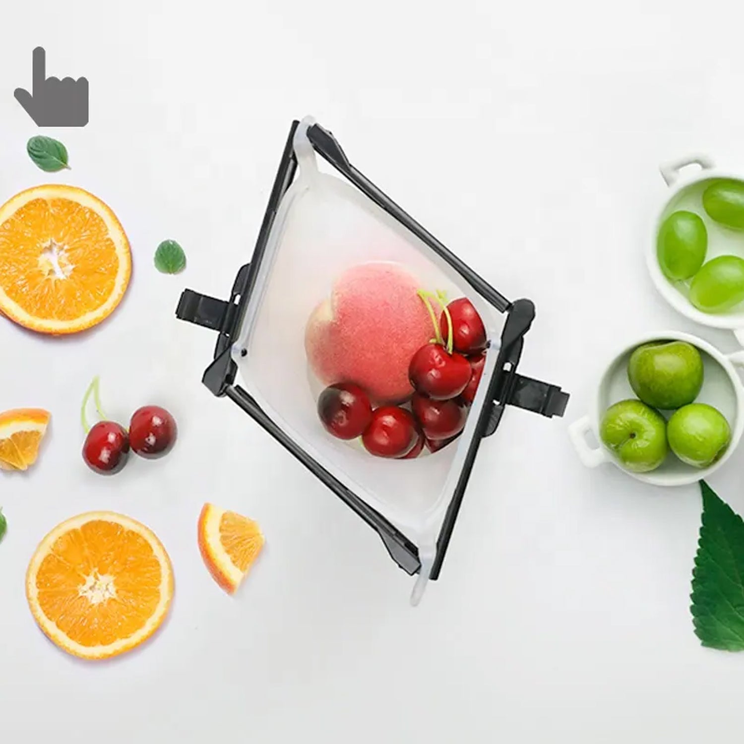 Reusable Silicone Food Storage Bag Set Leakproof Lock Reusable Flat Bottom Freezer Bags Sandwich Bags Silicone Food Grade Kids Snack Bags Bpa Free Microwave Dishwasher Safe (1 Pc) - warehousetech13